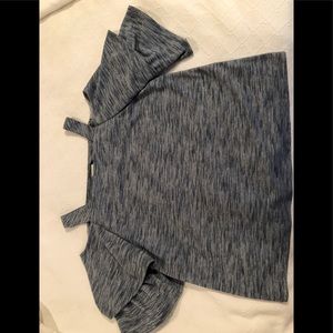 Chico’s size 1 fun cold shoulder top.